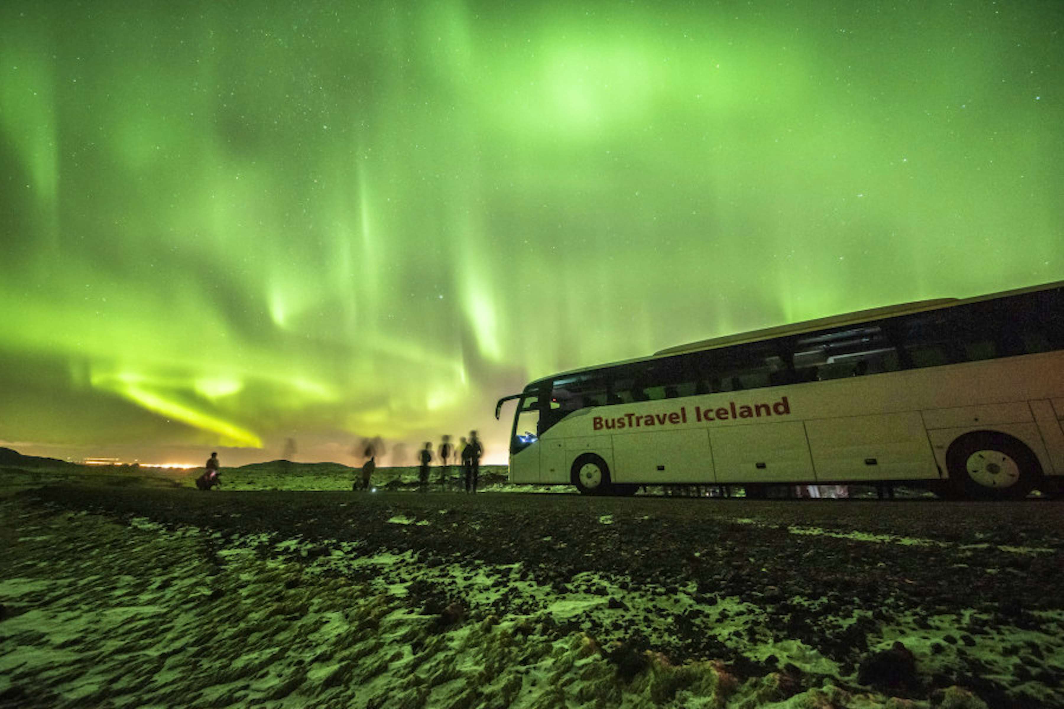 iceland northern lights bus tour from reykjavik
