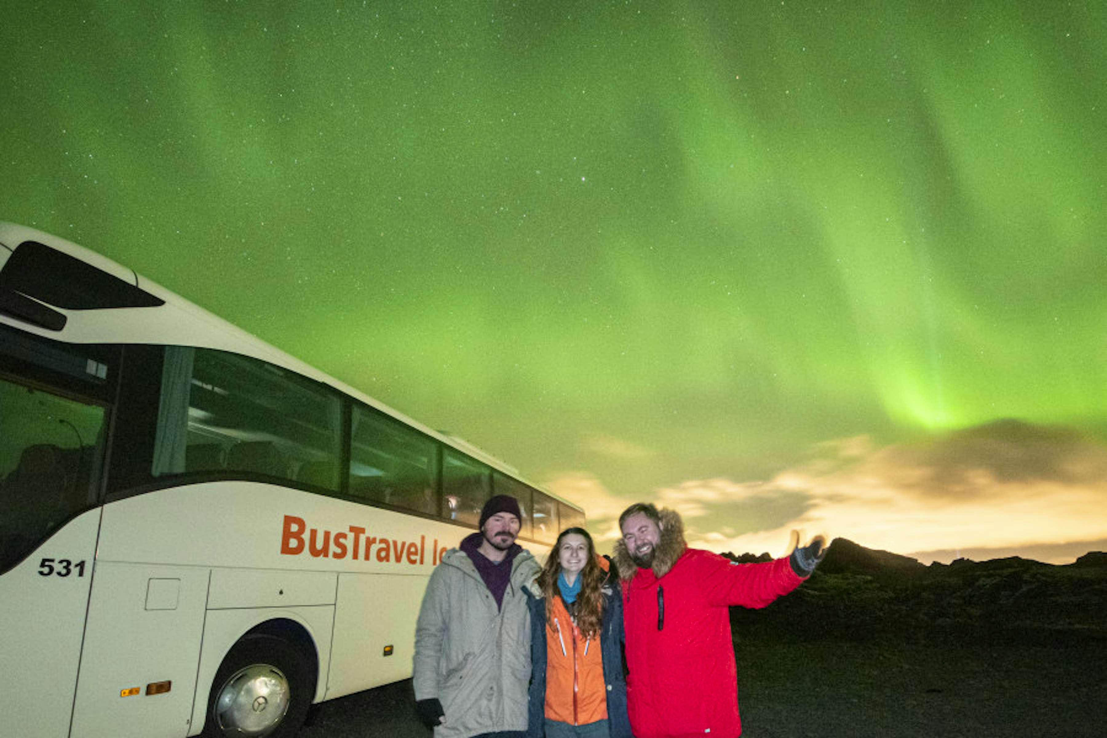 iceland northern lights bus tour from reykjavik